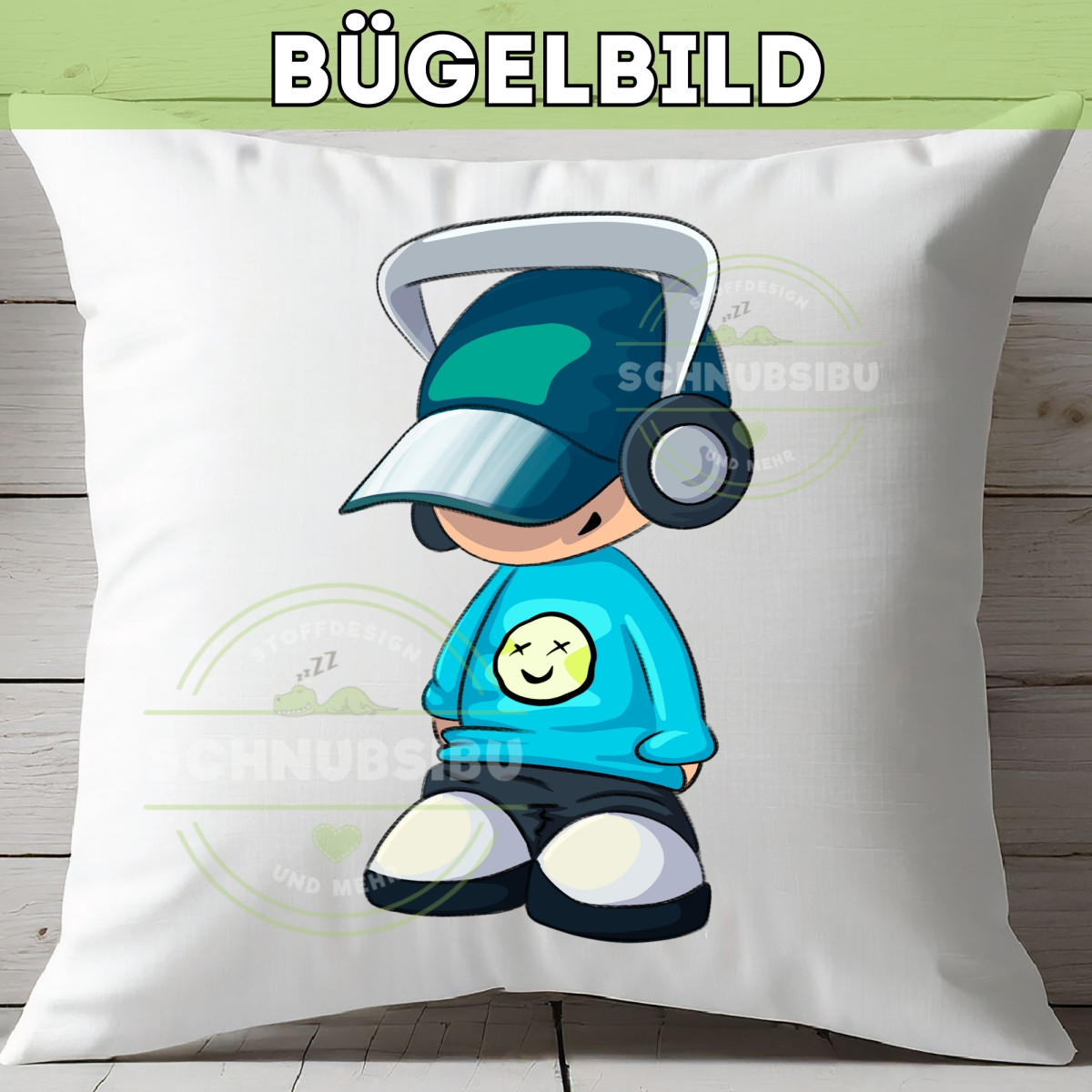 Bügelbild Cool Dude